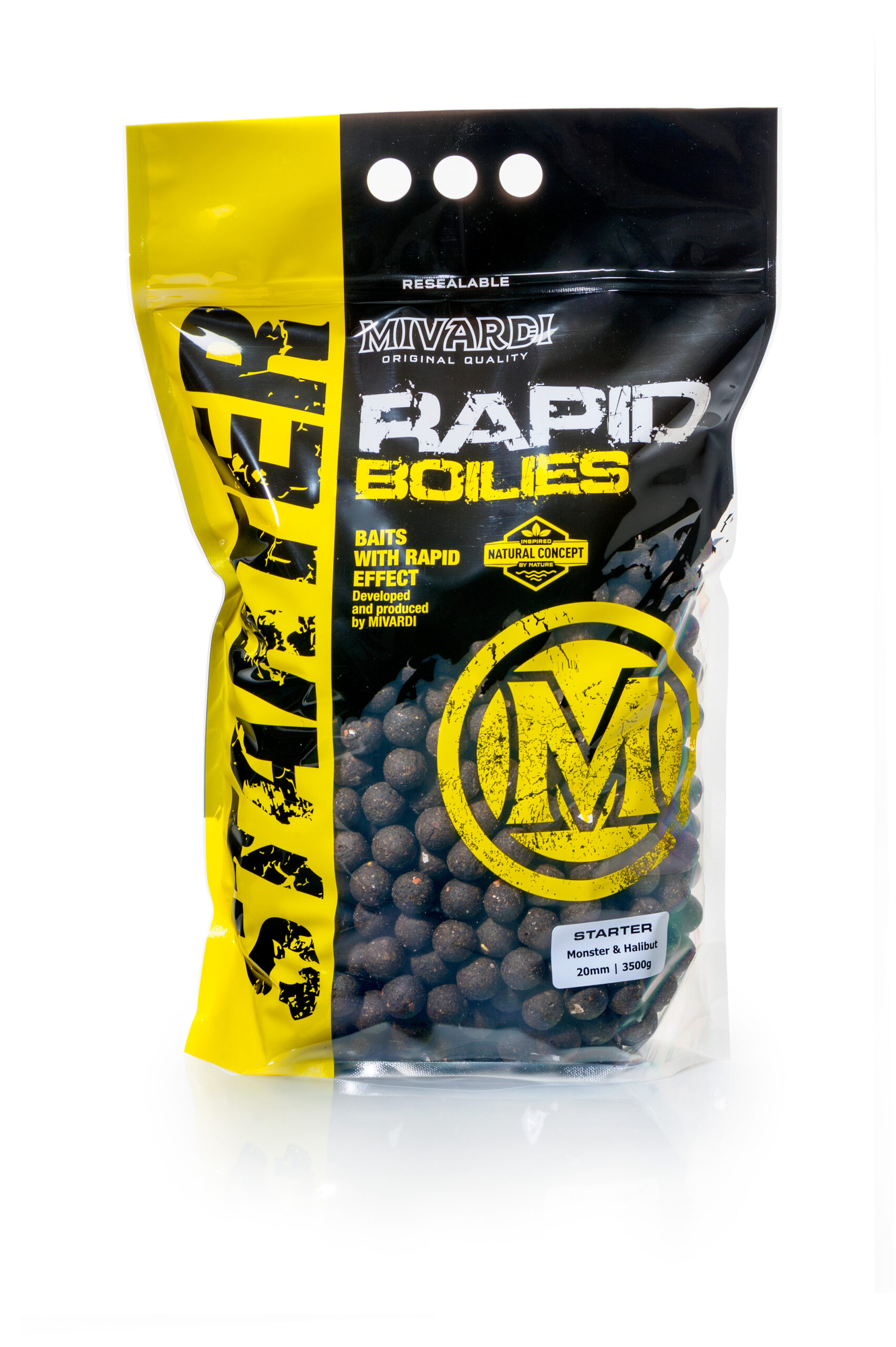Mivardi Rapid Boilies Starter - Monster & Halibut (3500g | 24mm) – Obrázok 3