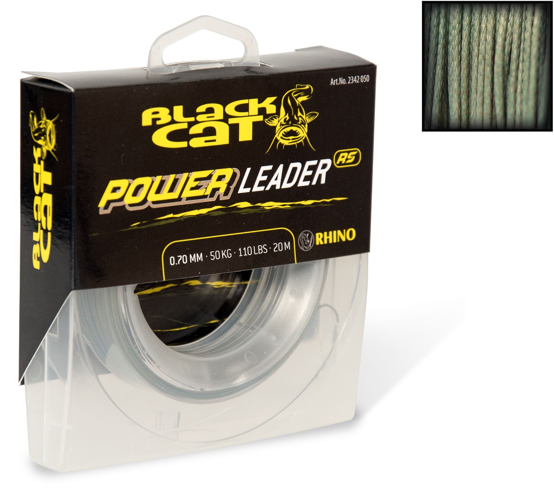 Black Cat Ø 1,40mm Power Leader D: 20m 150kg / 330lbs