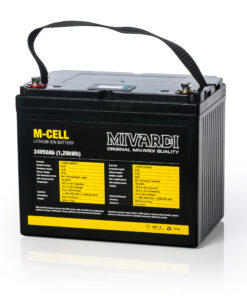 Mivardi Lithiová baterie M-CELL 24V 50Ah + 10A nabíječka