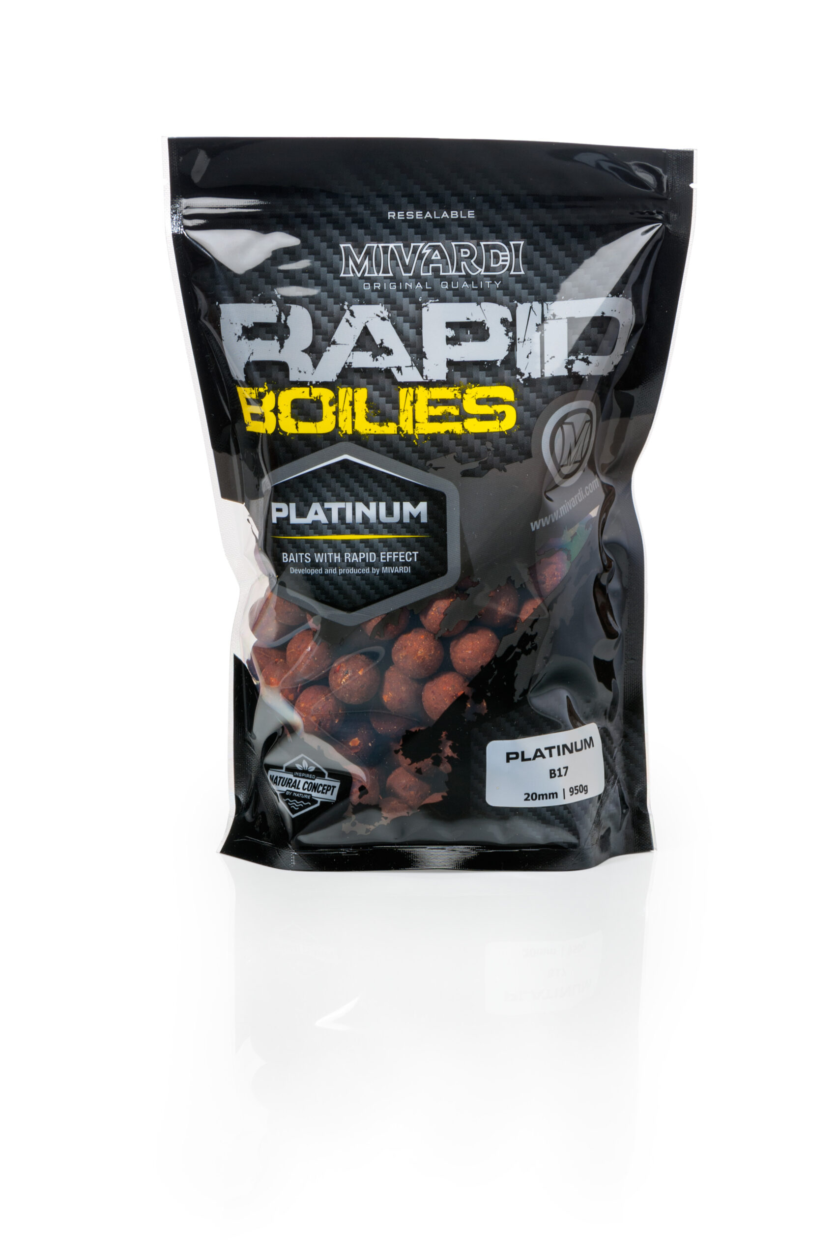 Mivardi Rapid Boilies Platinum - B17 (950g | 16mm) – Obrázok 3
