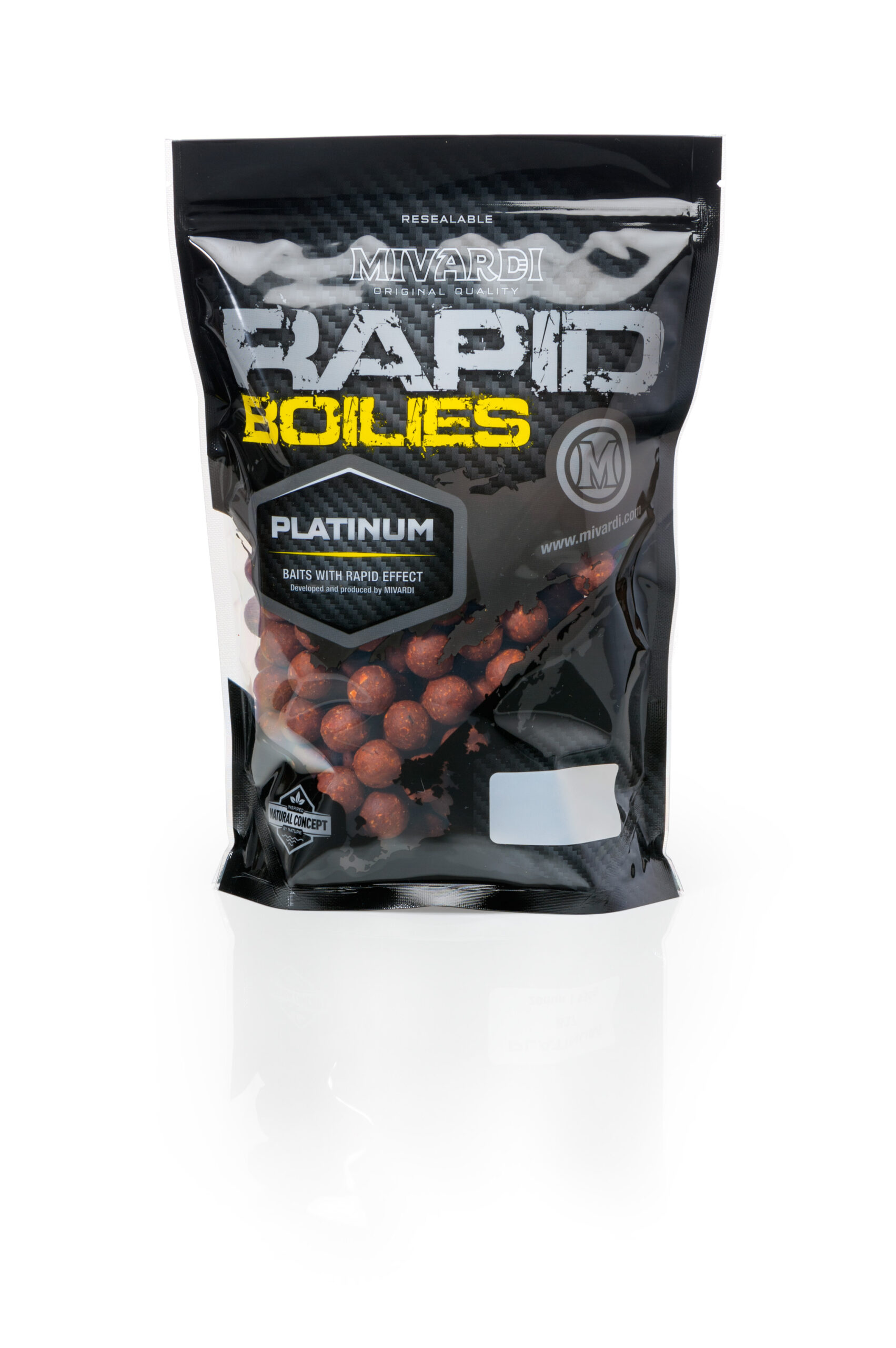 Mivardi Akce 2+1 Rapid Boilies Platinum - B17 (250g | 20mm) – Obrázok 2