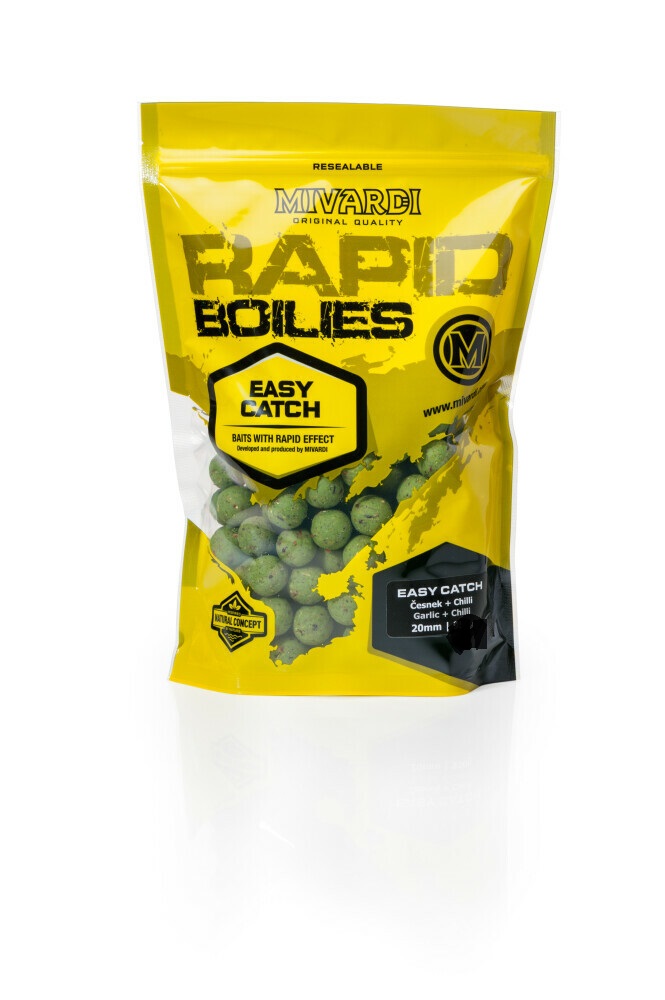 Mivardi Rapid Boilies Easy Catch - Česnek + Chilli (3300g | 16mm) – Obrázok 3