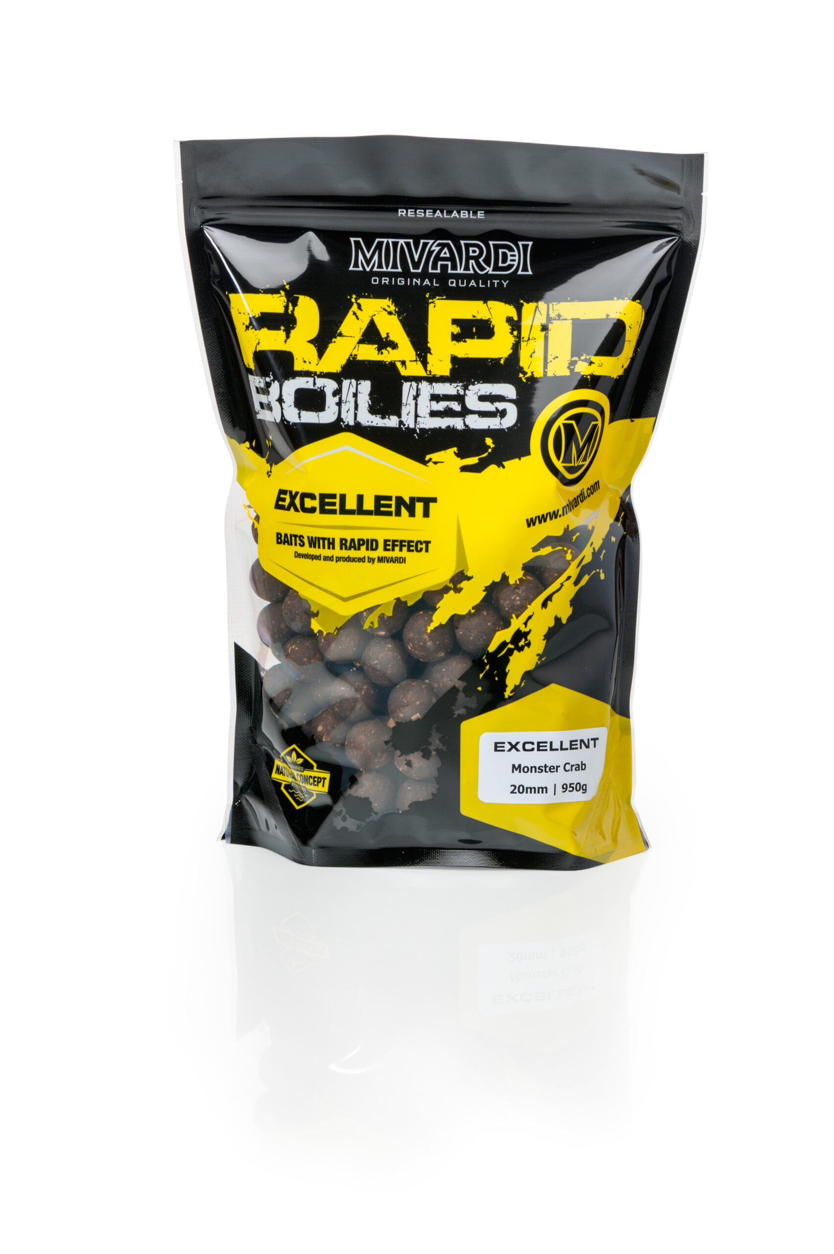 Mivardi Rapid Boilies Excellent - Monster Crab (950g | 24mm) – Obrázok 3