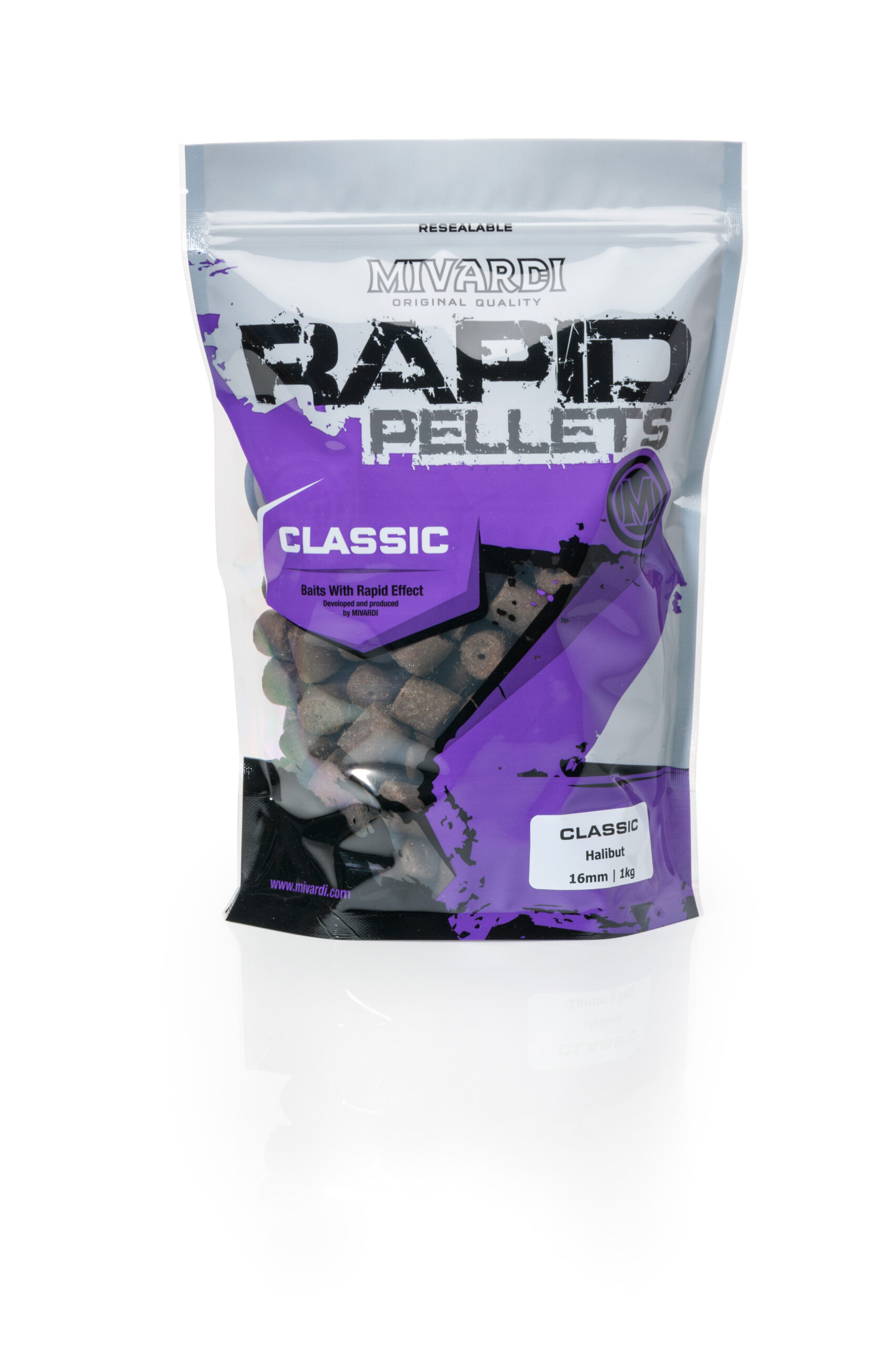 Mivardi Rapid pelety - Classic Halibut (1kg | 4mm) – Obrázok 2