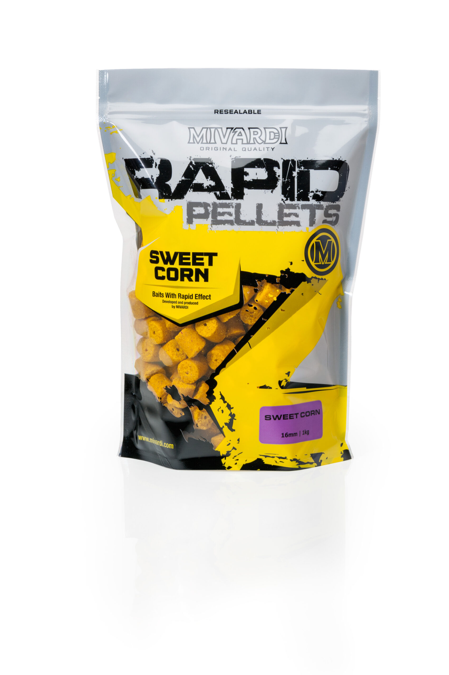 Mivardi Rapid pelety SweetCorn - (1kg | 20mm) – Obrázok 2