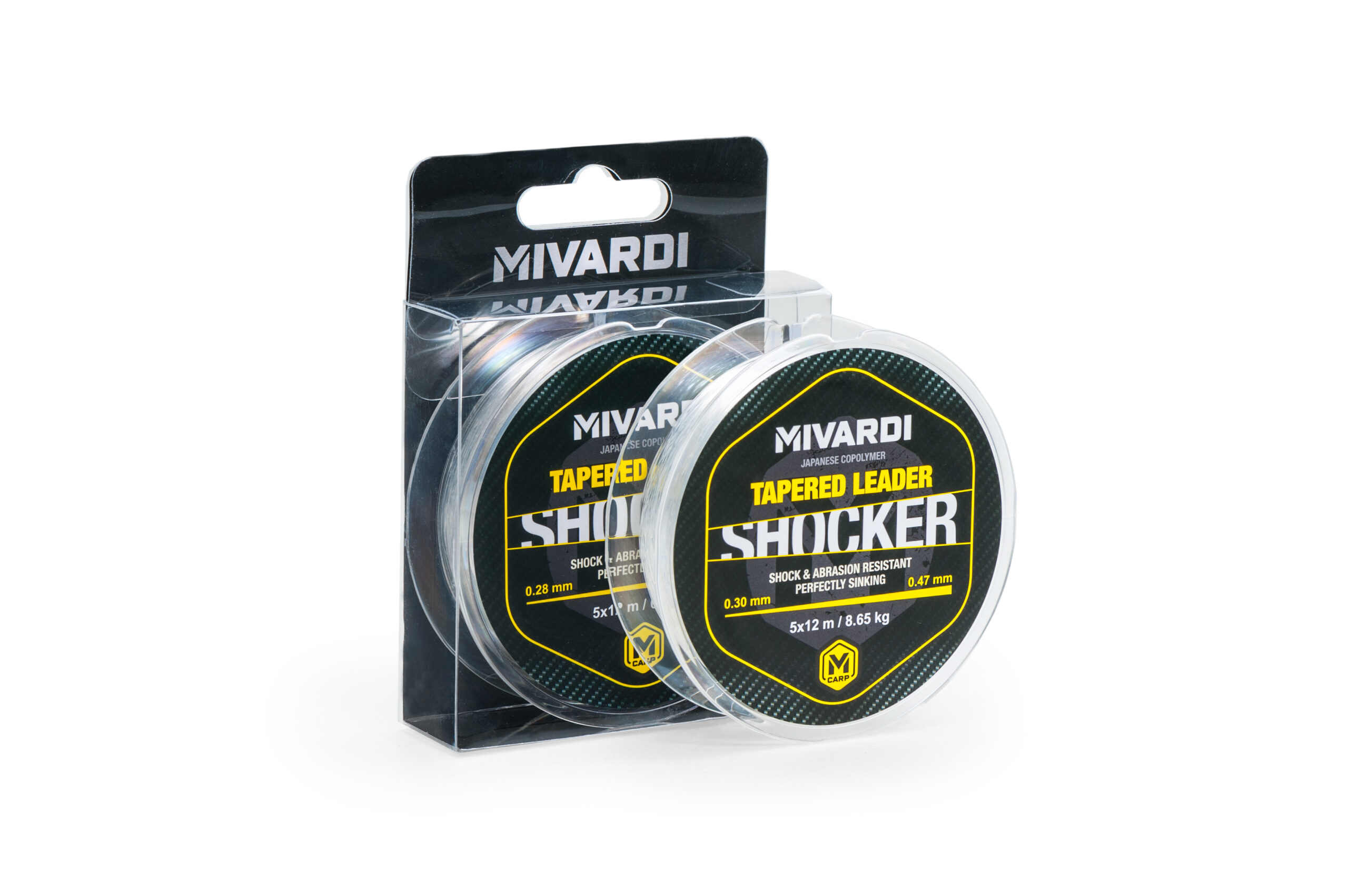 Mivardi Shocker Tapered Leader 0.30-0.57 mm 5x15 m