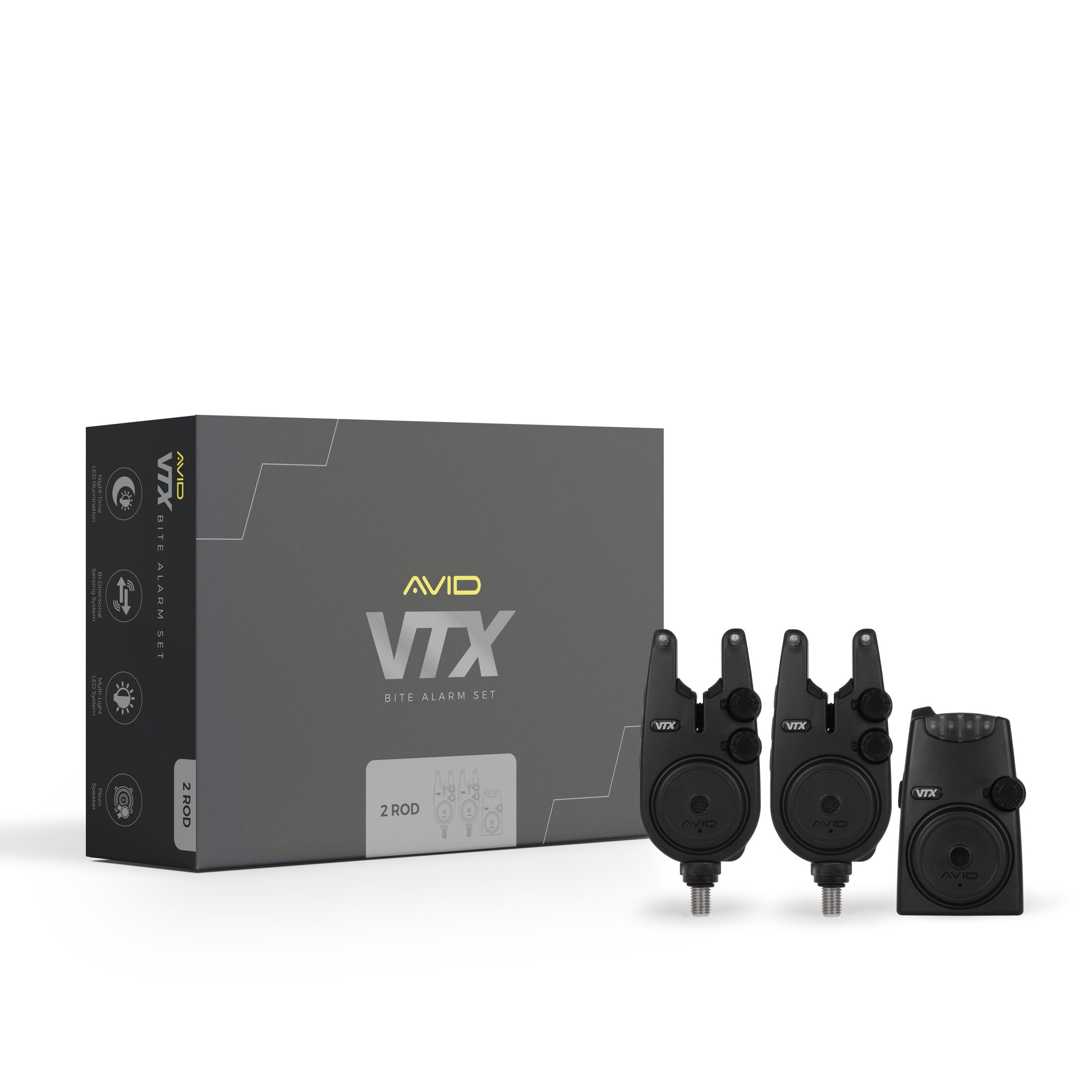 Avid VTX 2+1 Bite Alarm Set – Obrázok 2