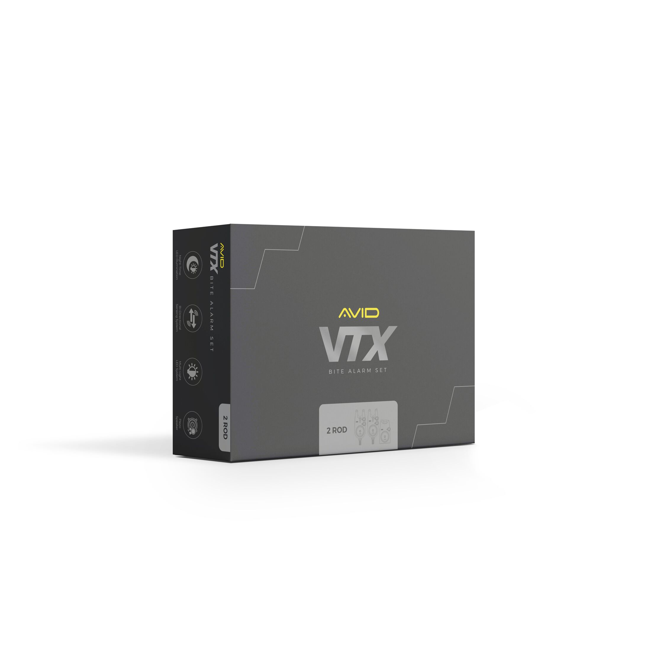 Avid VTX 2+1 Bite Alarm Set – Obrázok 3