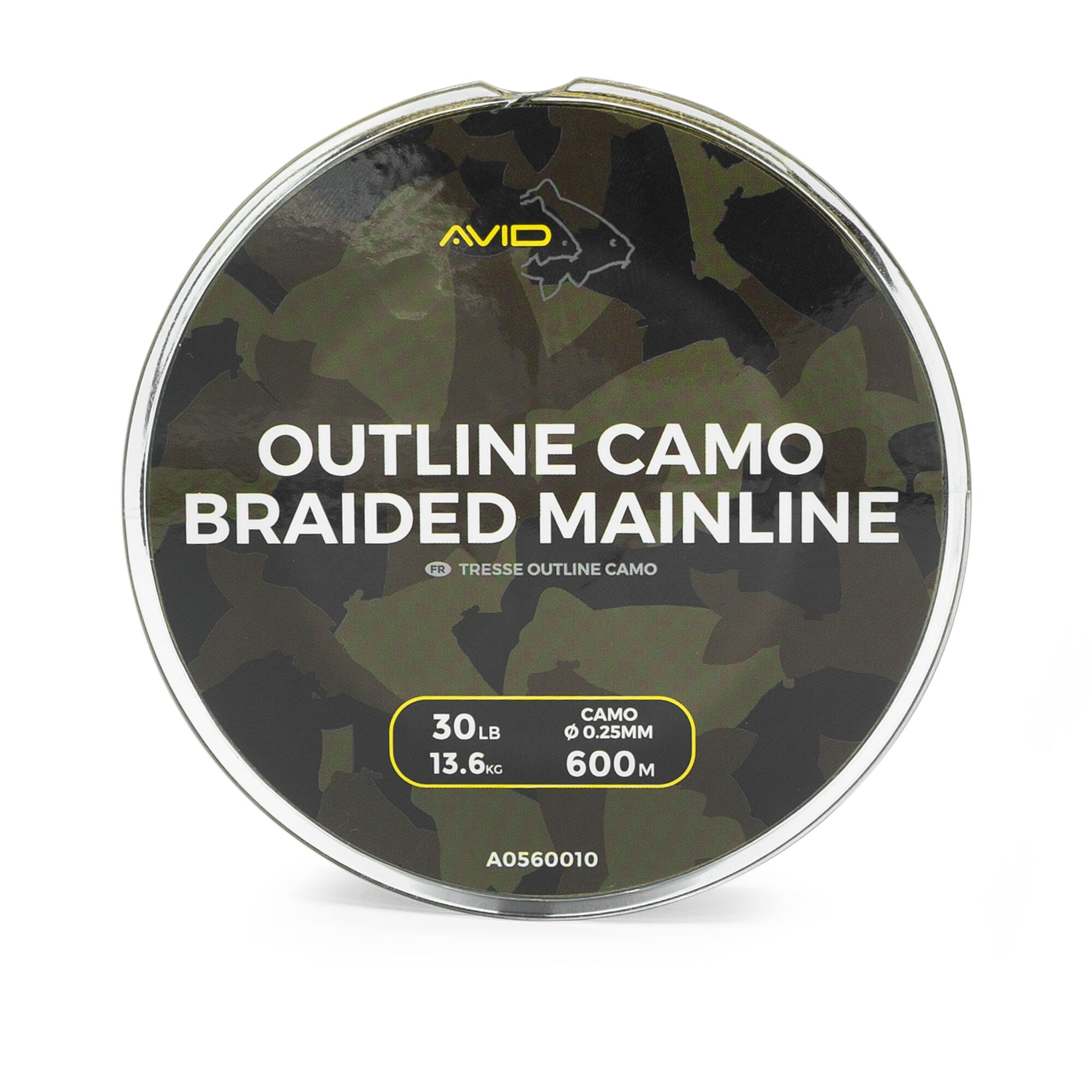 Avid Outline Camo Braided Mainline 30Lb 600M