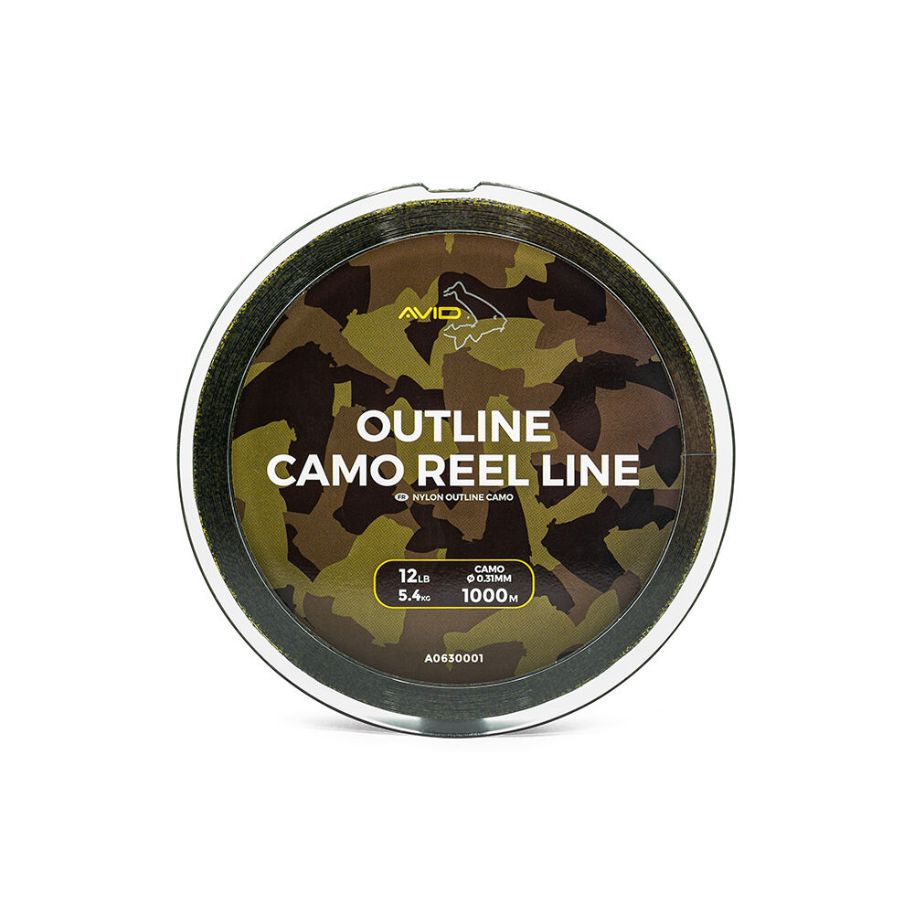 Avid Outline Camo Reel Line 12Lb 1000M