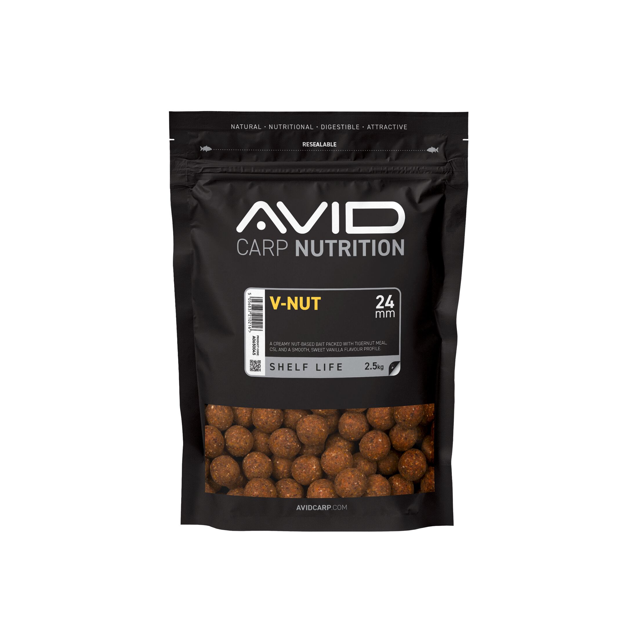 Avid V-Nut Boilies – 24mm (2.5kg)