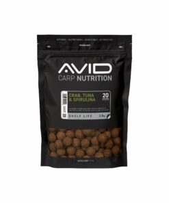 Avid Crab, Tuna & Spirulina Boilies – 20mm (2.5kg)