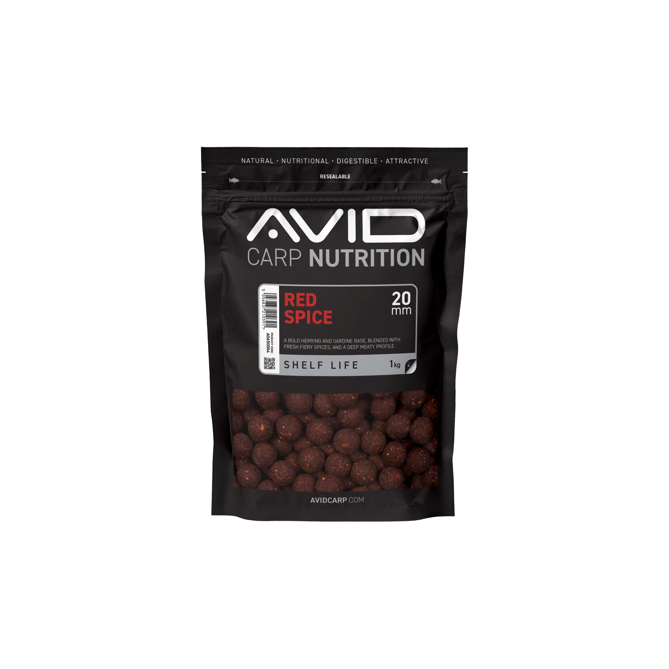 Avid Red Spice Boilies – 20mm (1kg)