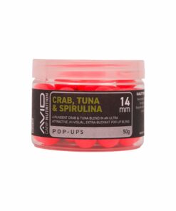 Avid Crab, Tuna & Spirulina Pop-up – 14mm (Pink)
