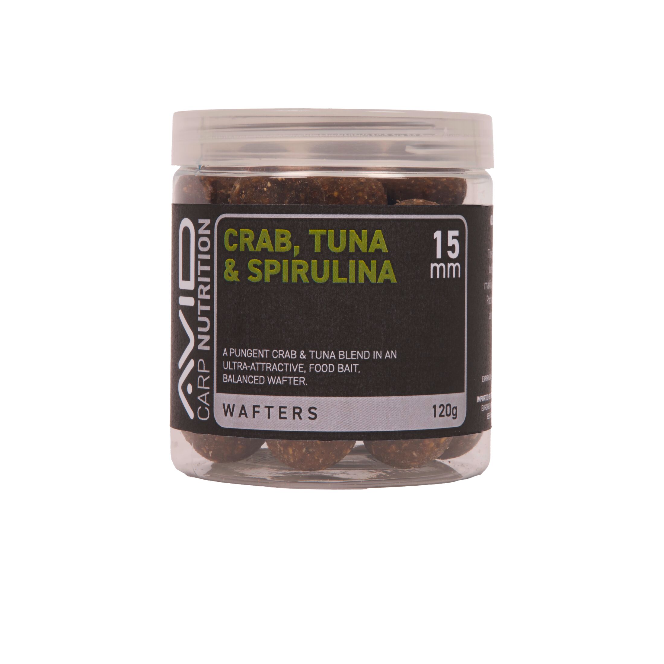 Avid Crab, Tuna & Spirulina Wafter – 15mm