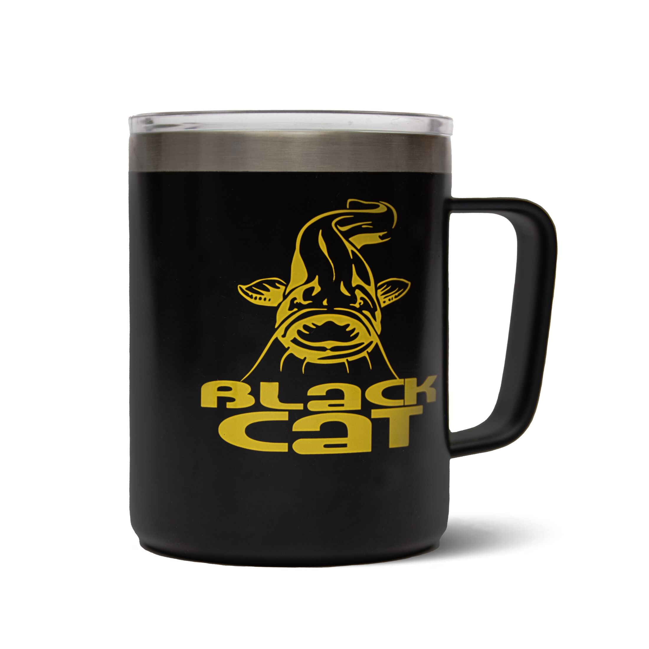 Black Cat Stainless Steel Thermal Mug