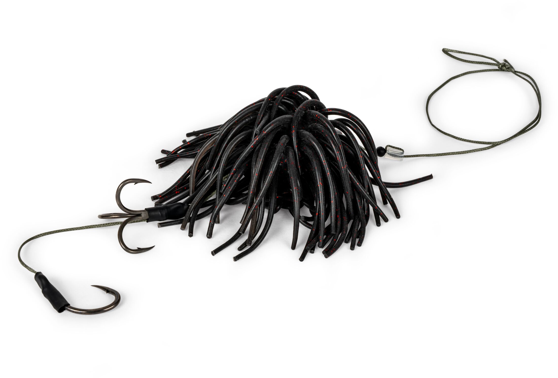 Black Cat Real Worm Teaser 80g Black Red Flash – Obrázok 2