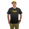 Black Cat Logo Black T-Shirt XL