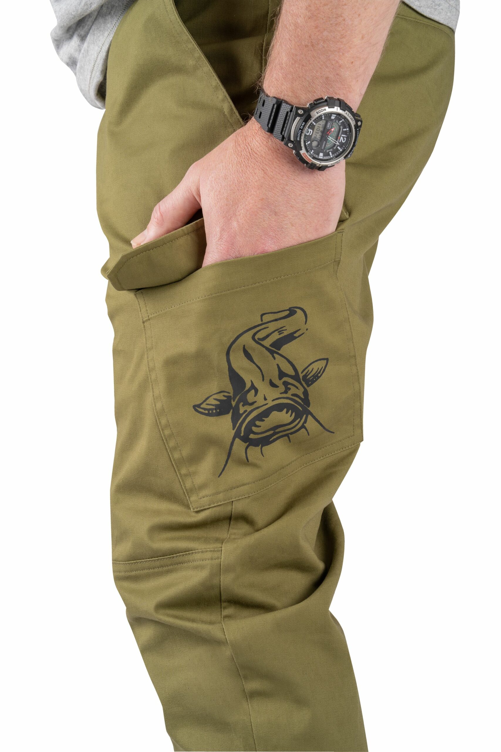 Black Cat Cargo Trousers XXLarge – Obrázok 3