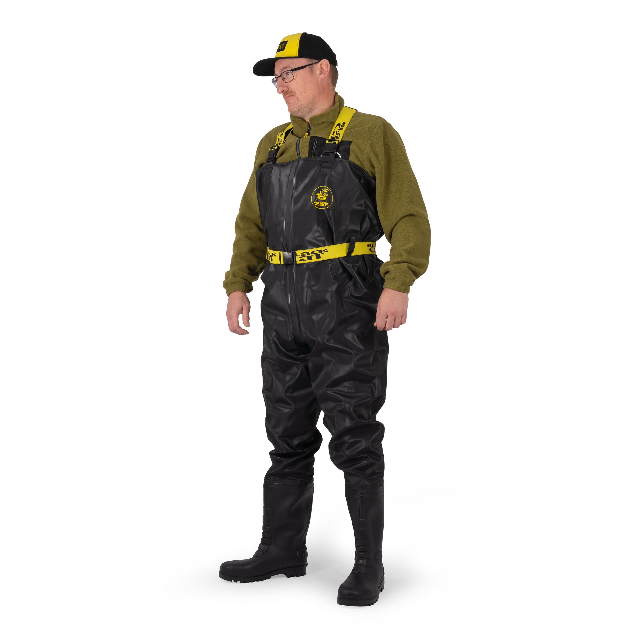 Black Cat Booted Waders UK 9/EU 43