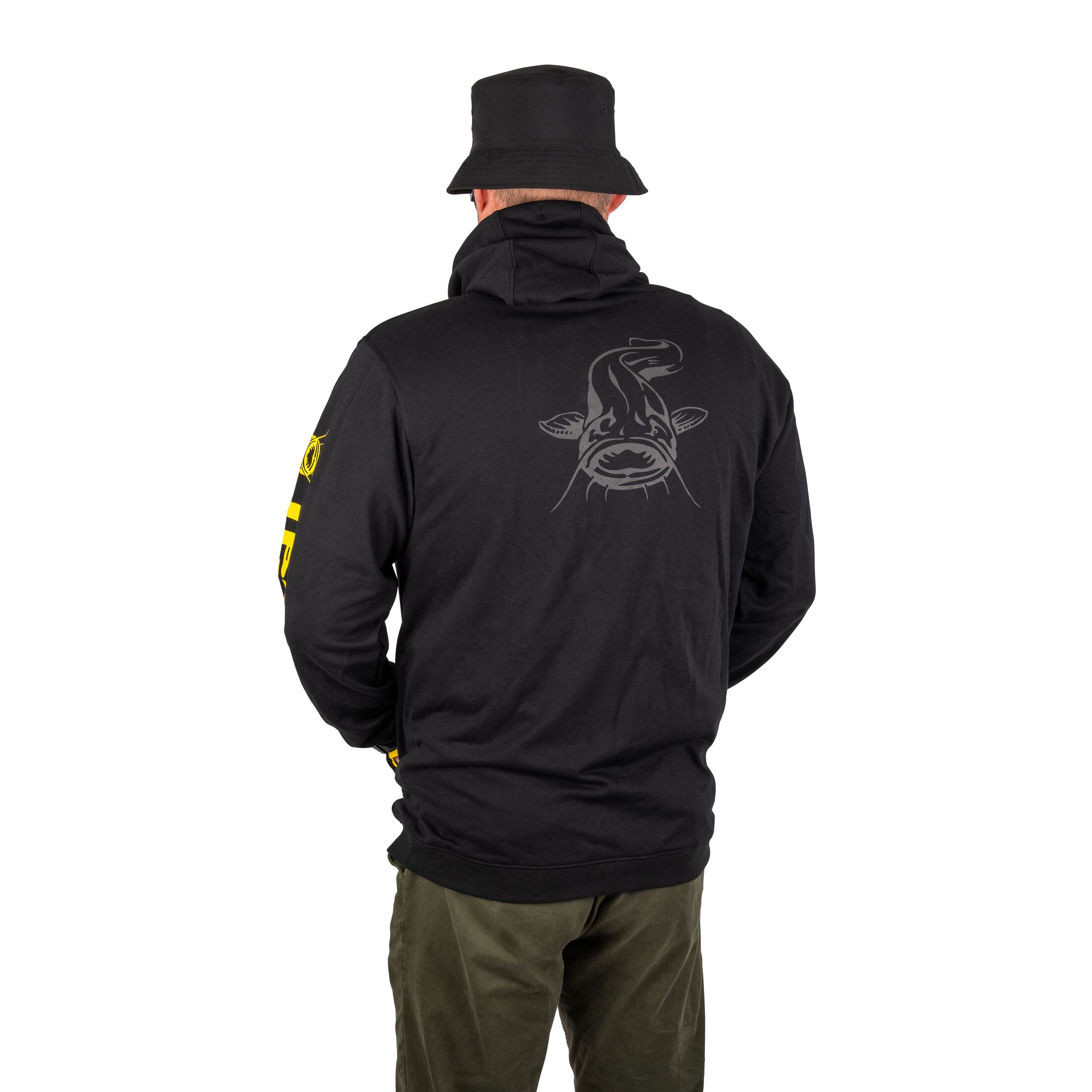 Black Cat Black Zip Hoody XXL – Obrázok 2