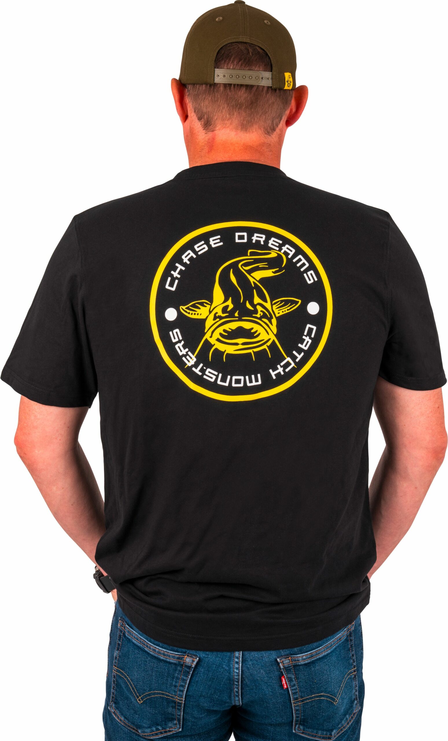 Black Cat Chase Dreams Black Tee XL – Obrázok 2