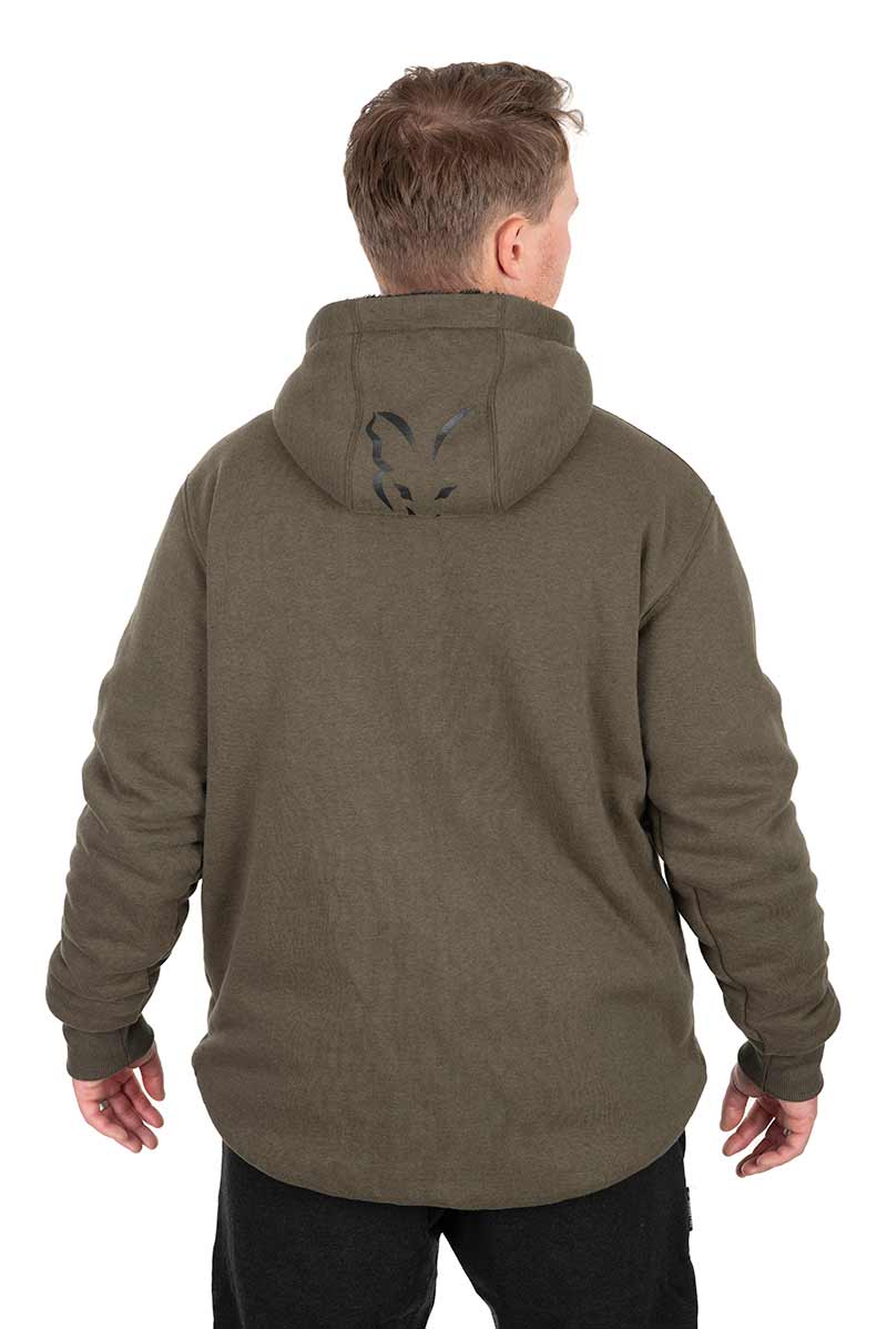Fox Collection Sherpa Jacket Green & Black – Obrázok 3