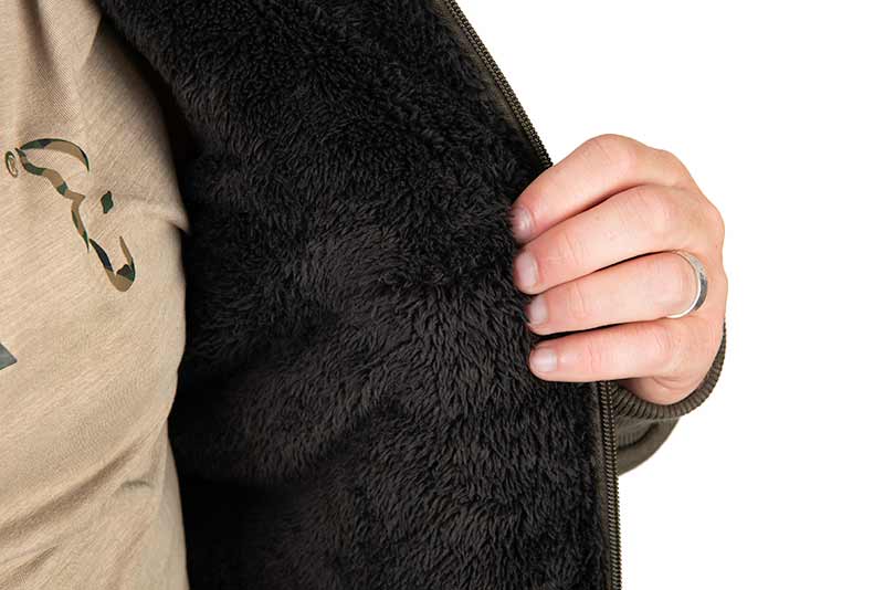 Fox Collection Sherpa Jacket Green & Black – Obrázok 5