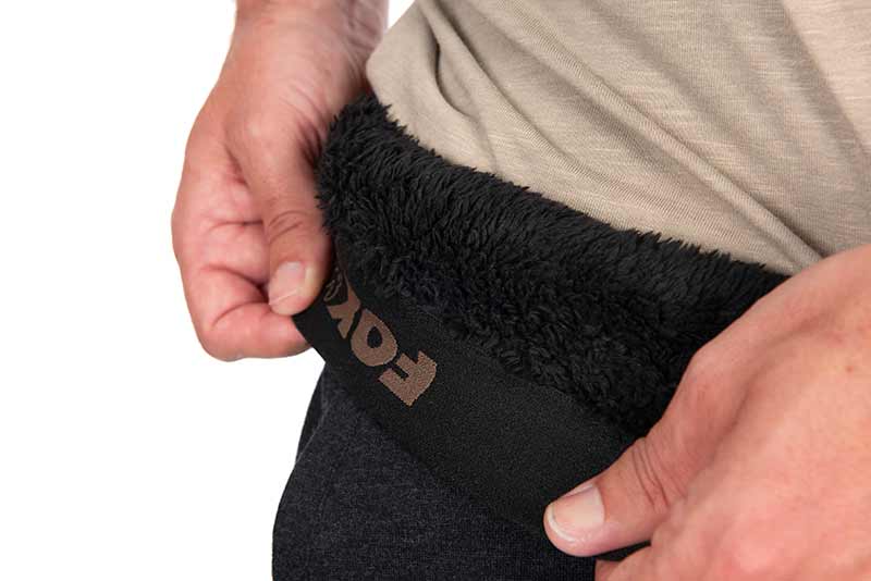 Fox Collection Sherpa Joggers - Black/Orange – Obrázok 4