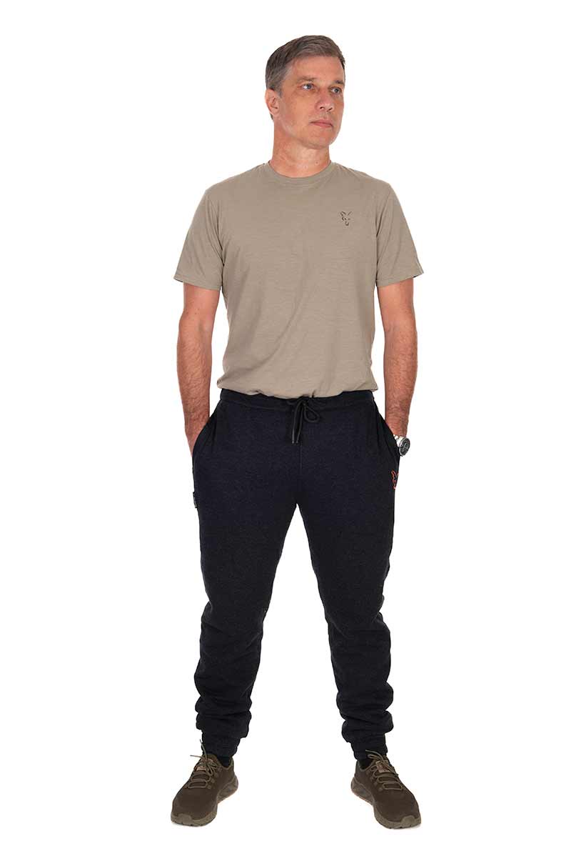 Fox Collection Sherpa Joggers - Black/Orange – Obrázok 3