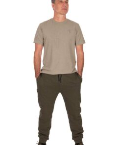 Alternative view of Fox Collection Sherpa Joggers - Green/Black