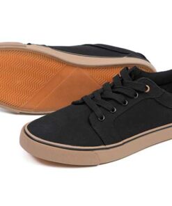 Alternative view of Fox Black Canvas Shoe