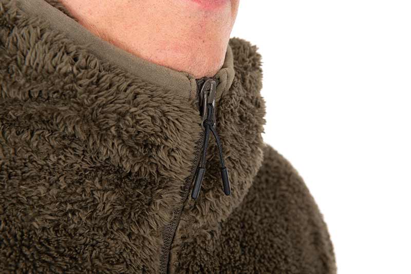 Fox HD Premium Full Zip Teddy Jacket - Khaki – Obrázok 4