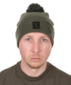 Alternative view of Fox Collection Bobble Hat - Green/Black
