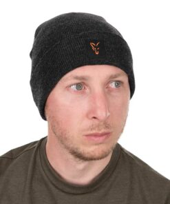 Fox Collection Beanie - Black/Orange