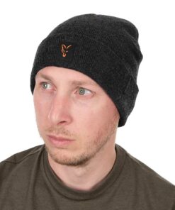 Alternative view of Fox Collection Beanie - Black/Orange