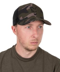Fox Black Camo Trucker Cap