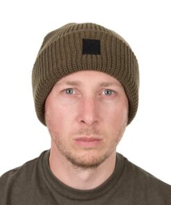 Alternative view of Fox Olive Merino Blend Beanie Hat