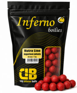Carp Inferno Kaprové Inferno Boilies Nutra Line – Jogurtová Jahoda
