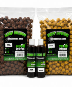 Carp Inferno AKCIA Boilies Light Line 3 kg + 250 ml Booster