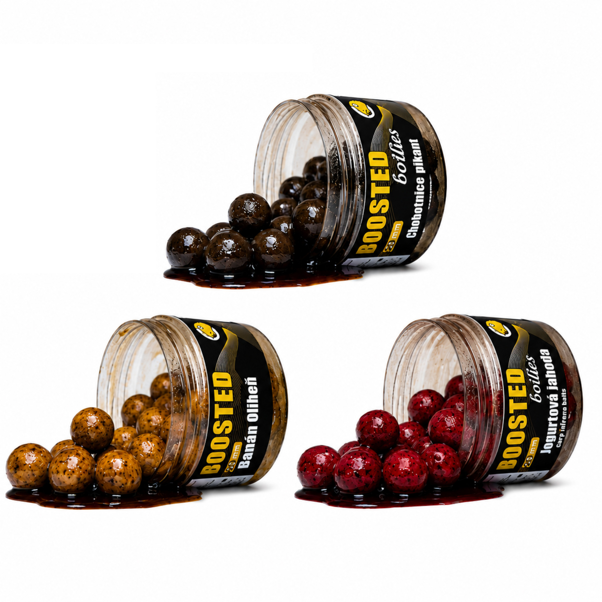 Carp Inferno Kaprové boilies Carp Inferno Boosted Nutra Line 300 ml 20 mm
