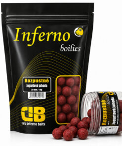 Carp Inferno Rozpustné Boilies Nutra Line Jogurtová Jahoda