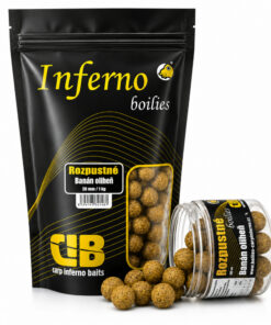 Carp Inferno Rozpustné Boilies Nutra Line Banán/Chobotnica
