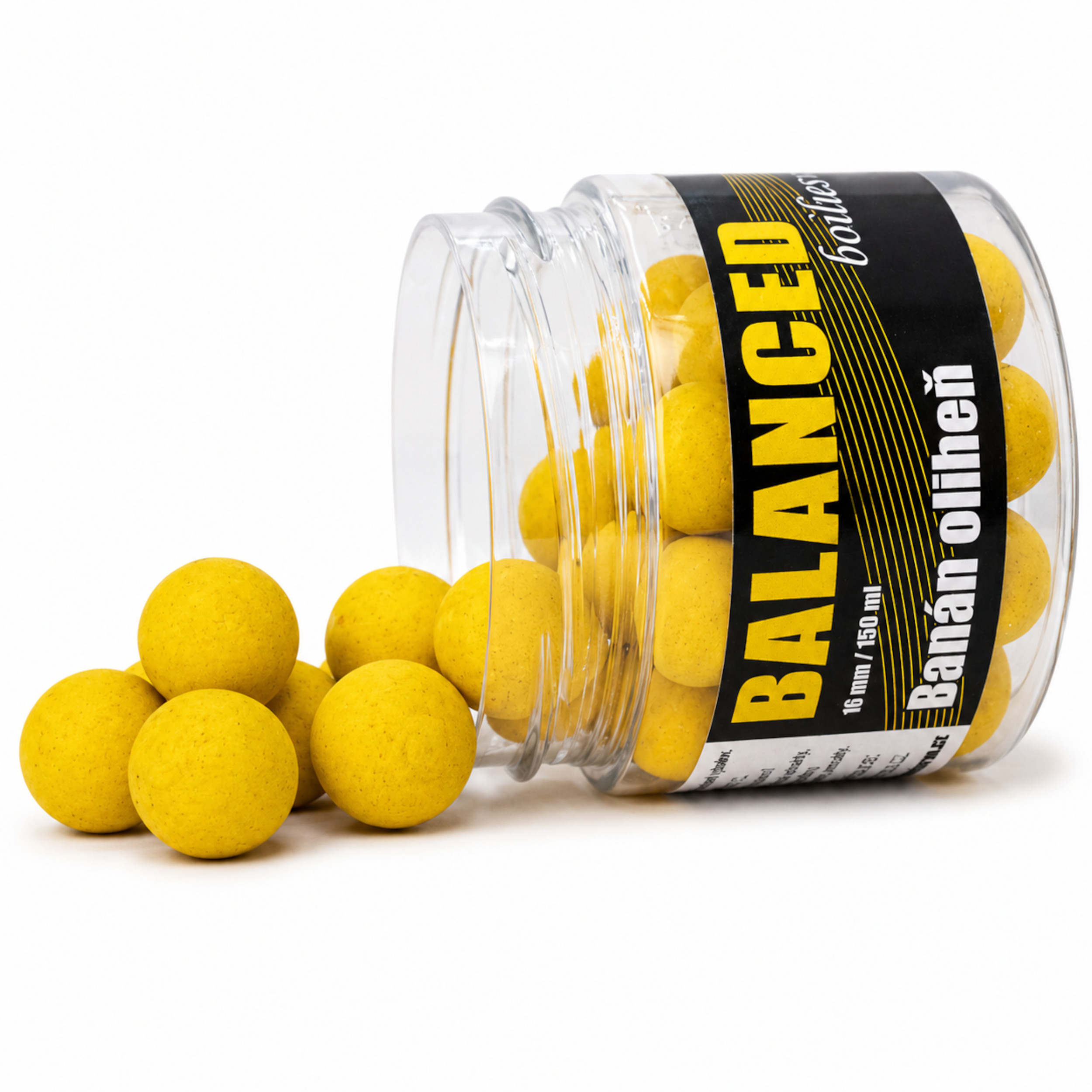 Carp Inferno Balanced Boilie 150 ml Banán/Chobotnica