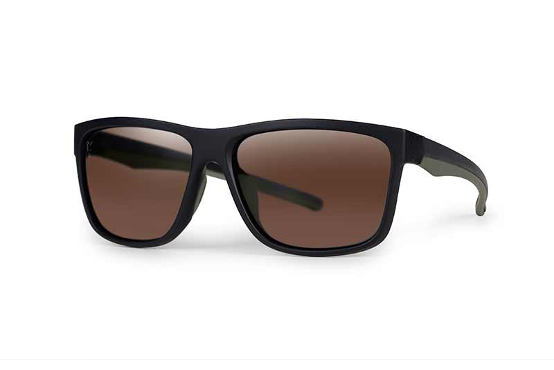 Fox Collection Green & Black Shades – Brown Lens