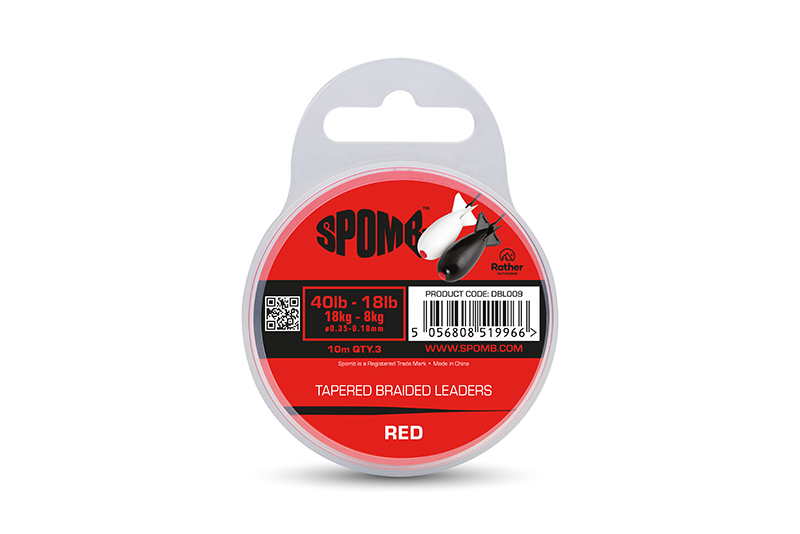 Spomb Tapered Braided Leaders 40lb-18lb – Obrázok 3