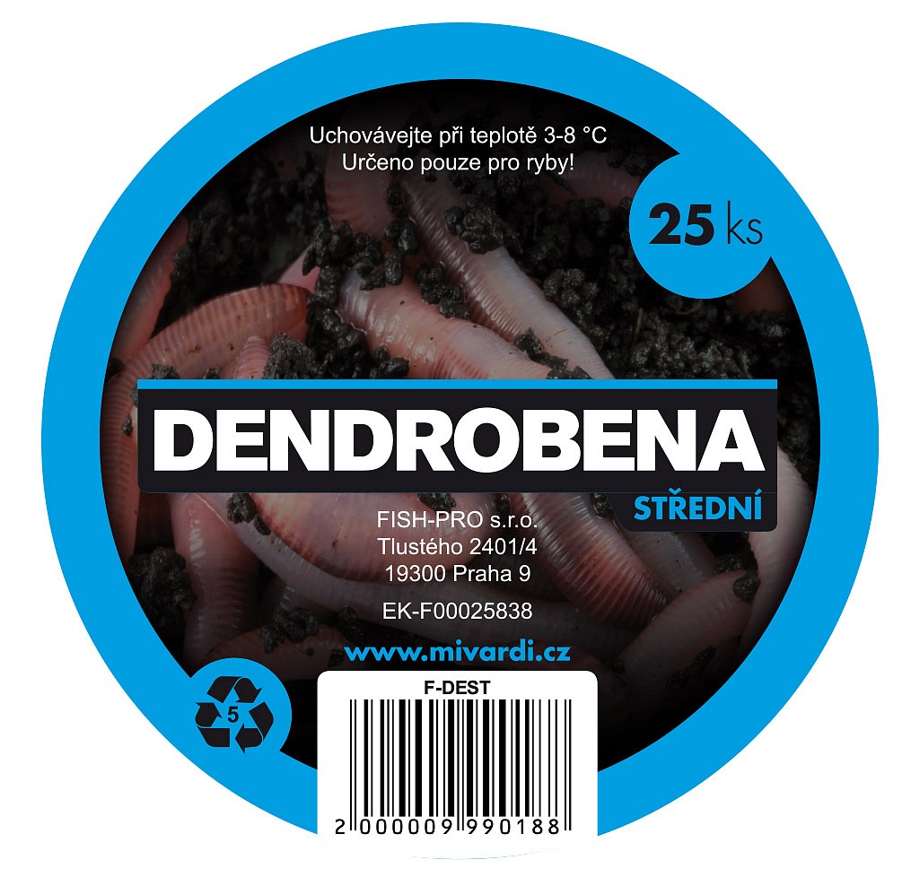 Mivardi Dendrobena střední 25ks