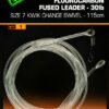 Fox EDGES™ Fluorocarbon Fused Leaders Kwik Change