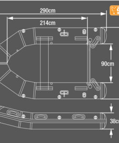 Fox 290 Inflatable Boat (Spares Only)