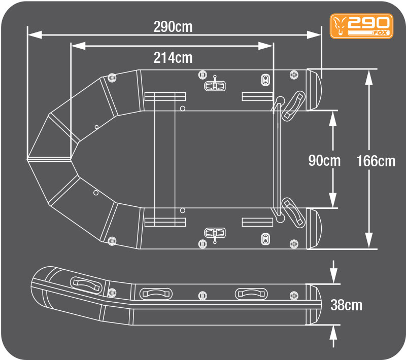 Fox 290 Inflatable Boat (Spares Only)